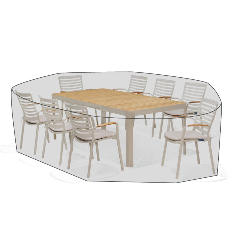 Premium Outdoor Furniture Cover for 8 Seat Dining Set from Lifestyle Garden