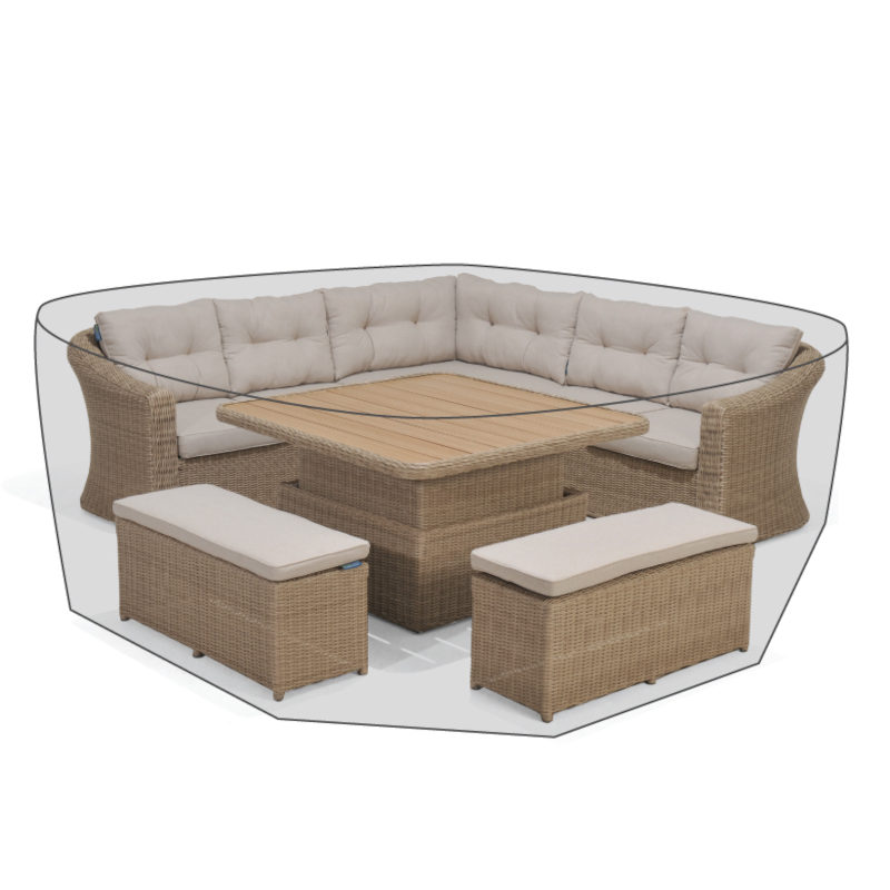 Premium Outdoor Furniture Cover for Corner Casual Dining Set from Lifestyle Garden