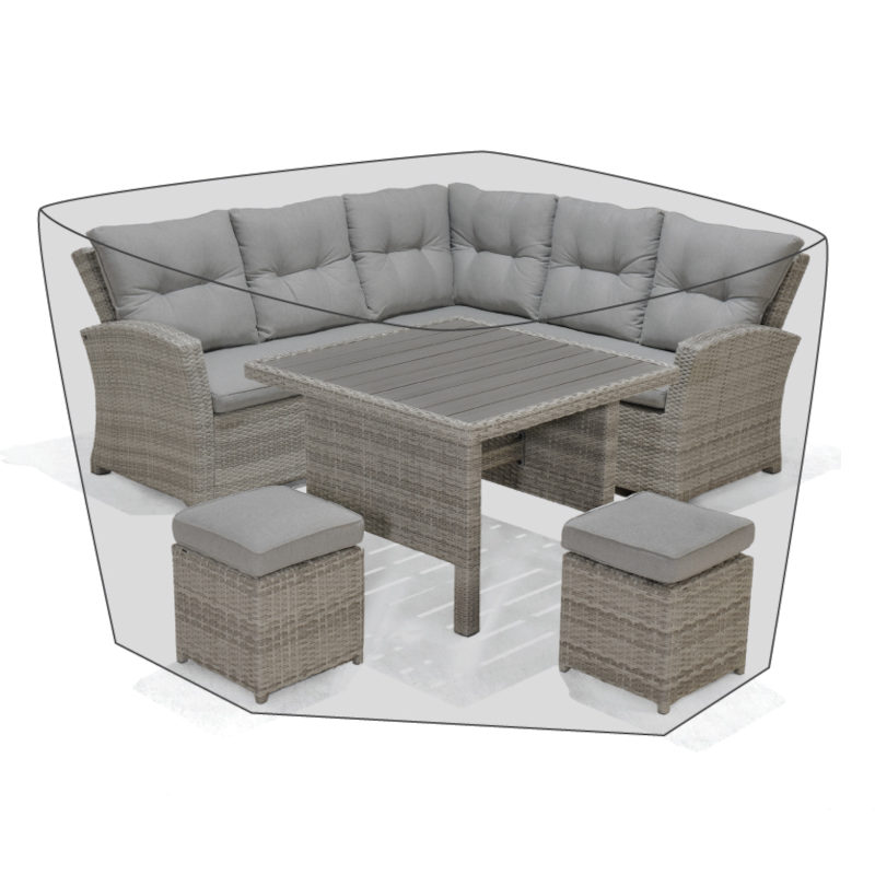 Premium Outdoor Furniture Cover for Small Corner Casual Dining Set from Lifestyle Garden
