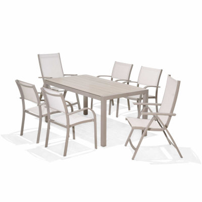 LifestyleGarden Morella - 6 Seater Rectangular Mixed Dining Set