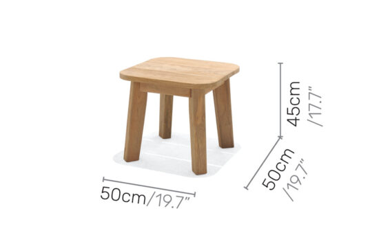 LifestyleGarden Bahamas - Side Table (Dimensions)